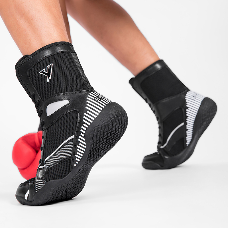 2025 New Men's Designer Boxing Shoes - Multi-functional Mid-tube Sports Shoes for Wrestling, Fighting, Sanda, Running & Comprehensive Strength Tr