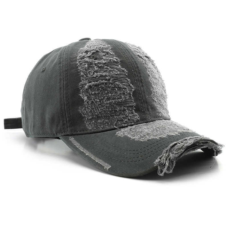 Baseball Cap for Women Spring and Autumn Personalized Distressed Soft Top Hat Outdoor Men Travel Sun Protection Visor Cap H251020