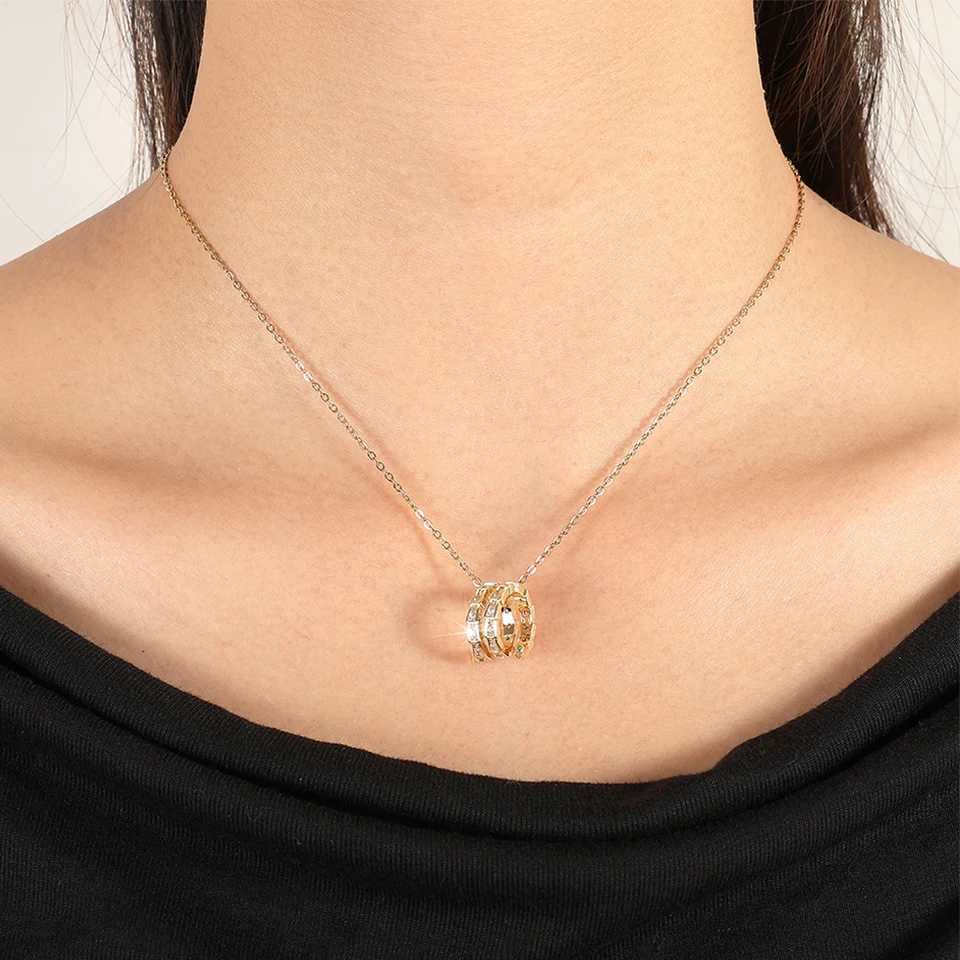 Yupsk Niche Design AAA Zircon Snake Bone Shaped Pendant Necklace Exquisite Brass Chain Charm Jewelry Gift for Women11 D251021