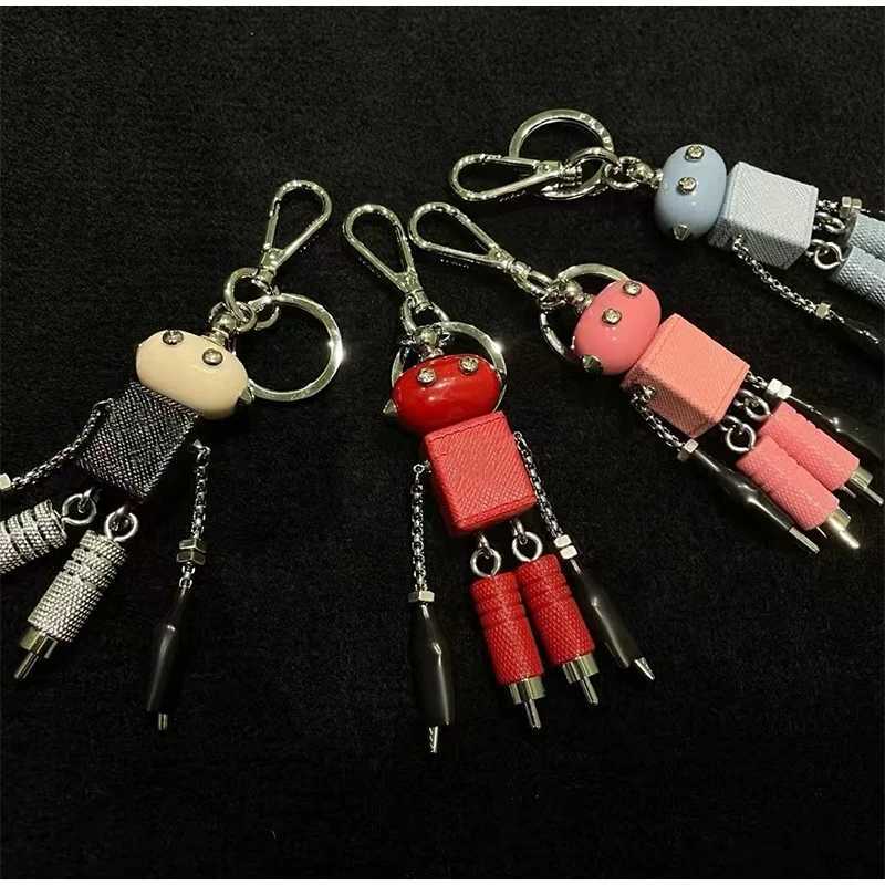 Fashion Keychain Punk Y2k Robot Keychains For Women Bag Pendant Jewelry Trinket Unisex Car Key Ring Key Chain Accessories J251121