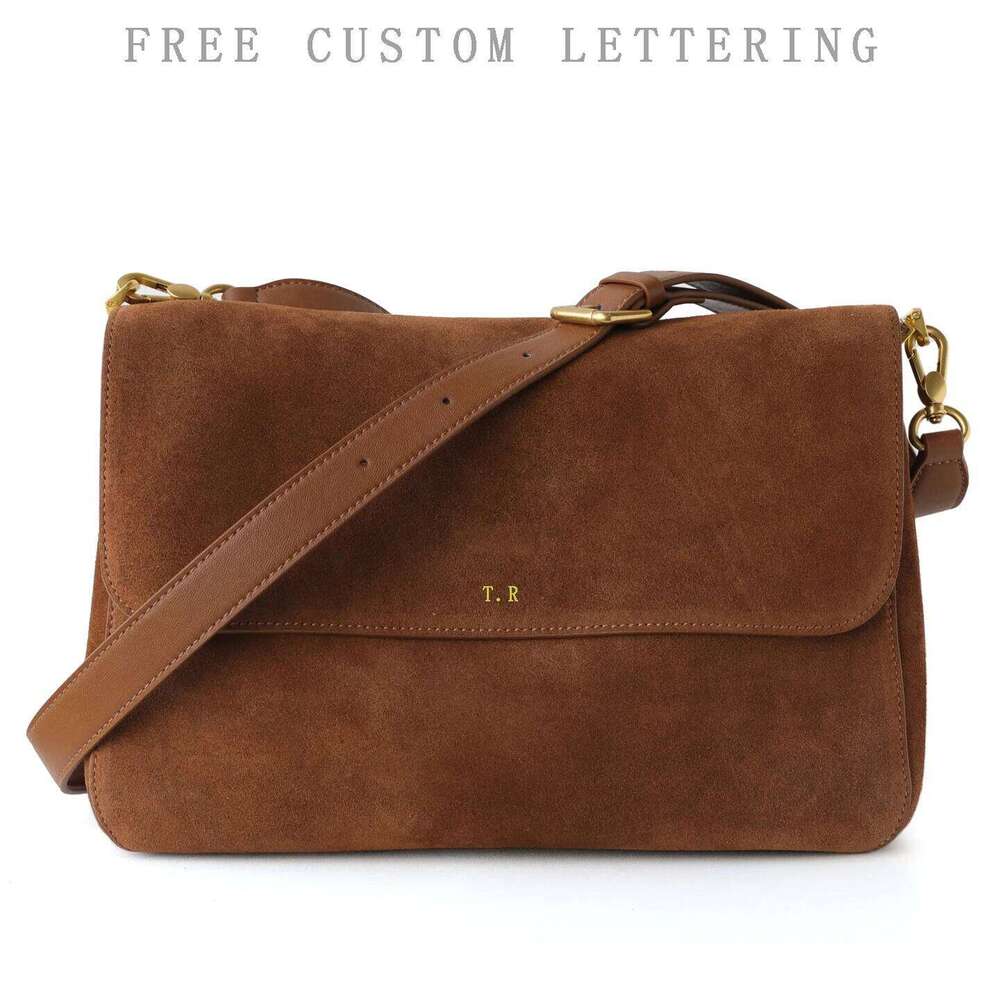 Suede For Women Autumn Winter New Messenger Vintage Simple Large Capacity Shoulder Crossbody Bag Leather 251021