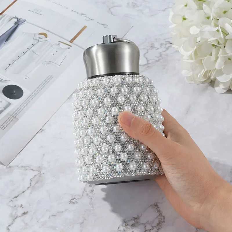 Diamond pearl water cup thermos mini portable 304 stainless steel g Vacuum Flasks Thermoses sublimation blanks water bottle Y251021