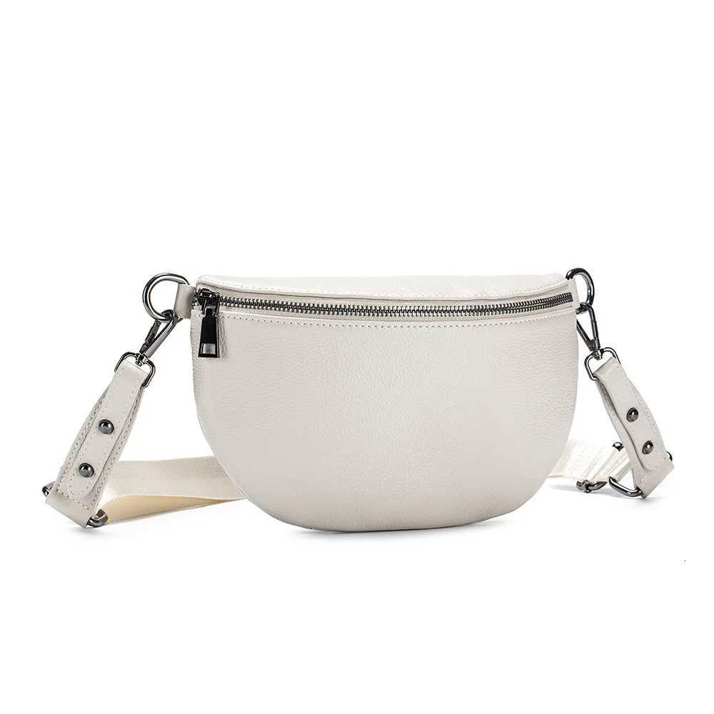 Genuine Leather Small Chest Bag for Women Simple Versatile Shoulder Bag Trendy FirstLayer Cowhide Phone Pouch Purse Z251021