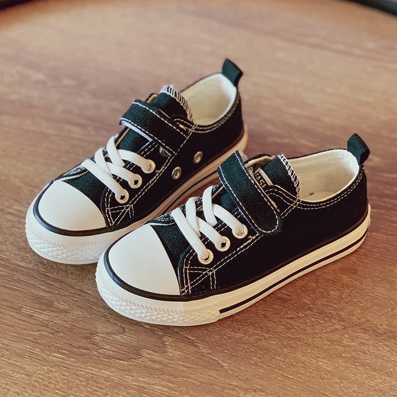 Kids Canvas Shoes Toddler Infant Design Canvas Shoes Kidszworld Children Boy Girl Walking Cloth Sneakers Sizes 19 - 36 US4c-US4y K1189