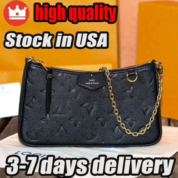 Designer bag Shoulder Bag Woman Fashion Underarm Bag Handbag Luxury Chain Leather Bag Hundreds Luxury Printed Leather Embossed Old Flower Bag Crossbody bag Purse