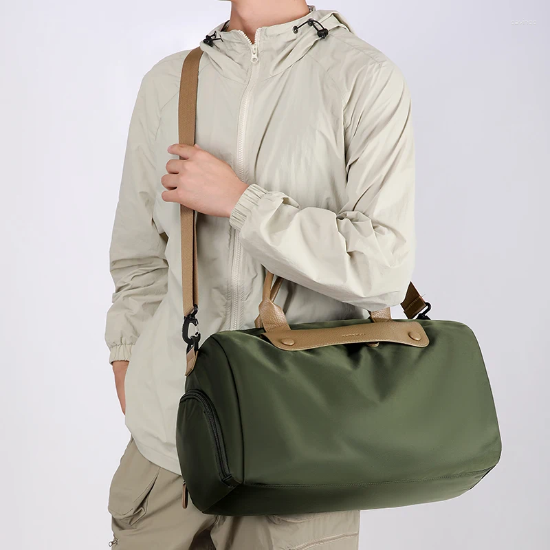 Duffel Bags Large Durable Water-Resistant Men's Travel Bag Multipurpose Messenger Convertible To Shoulder & Crossbody Carry / Handbag Y260225