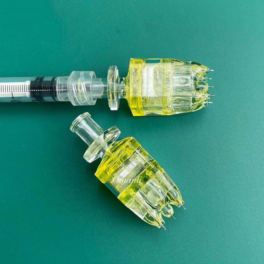 Wholesale Vital 5 Pin Crystal Multi 5Pin 1.5Mm for Skin Rejuvenation South Korea Filmed Crystal 5Pin Multi Mesotherapy Needles Injector