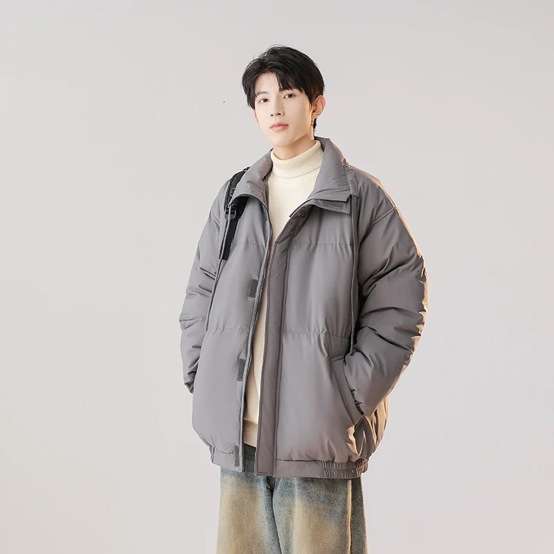 Winter Mens Thicken Warm Parkas Stand Collar Windproof Casual Male Overcoat Fashion Quality Cotton Jackets for Mens Comfortable 251021