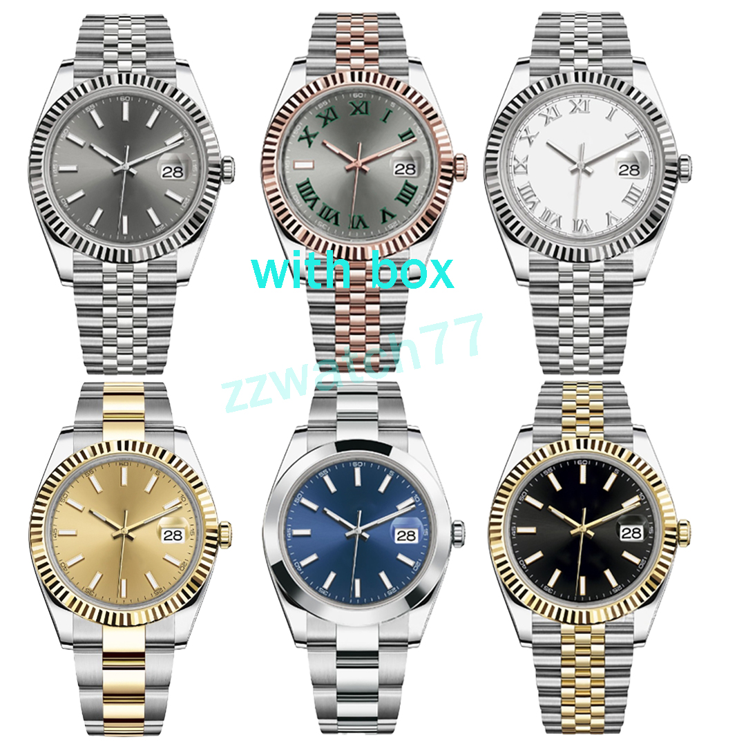 Luxury men and women classic designer watch stainless steel automatic mechanical watch 41MM 36MM 31MM ceramic dial Christmas gift