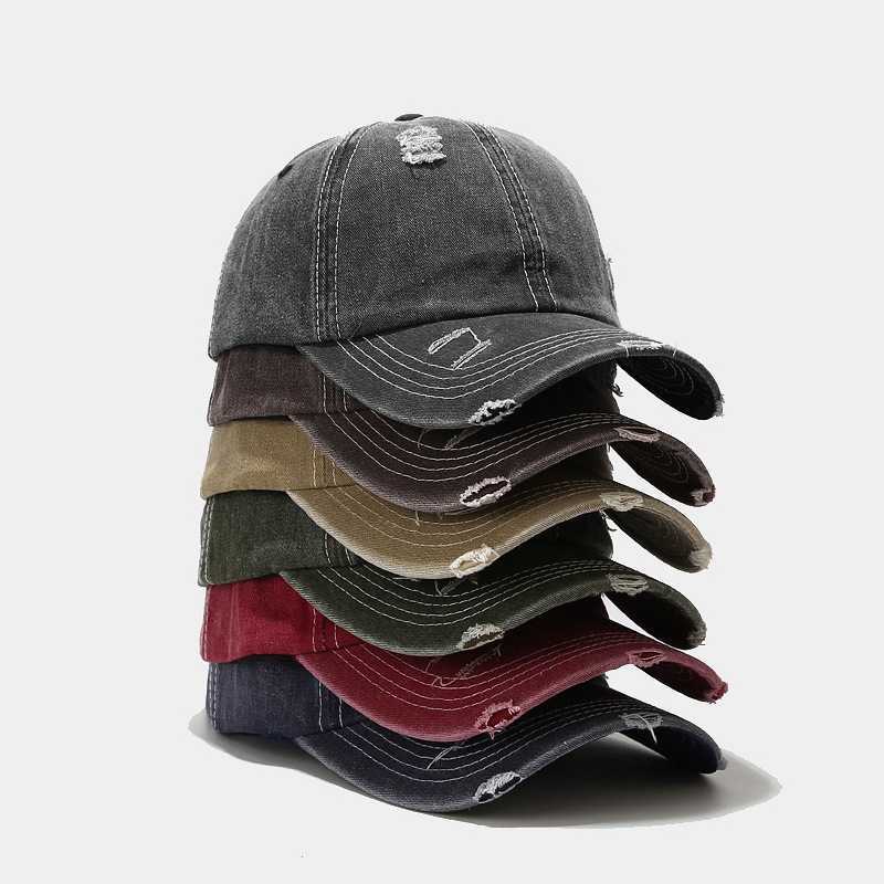 Baseball Cap Womens Large Head Circumference Adjustable Water Wash Duck Tongue Cap Outdoor Sports Cap H251020