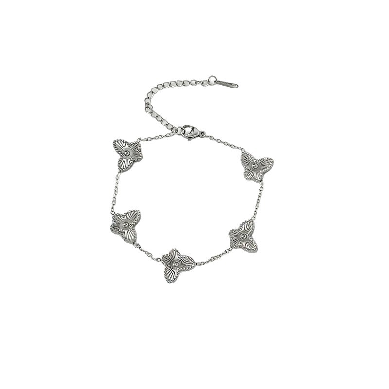 Designer bracelet gold bracelet Four leaf clover bracelet for women's jewelry design sense Christmas gift free shipping Luxury bracelet