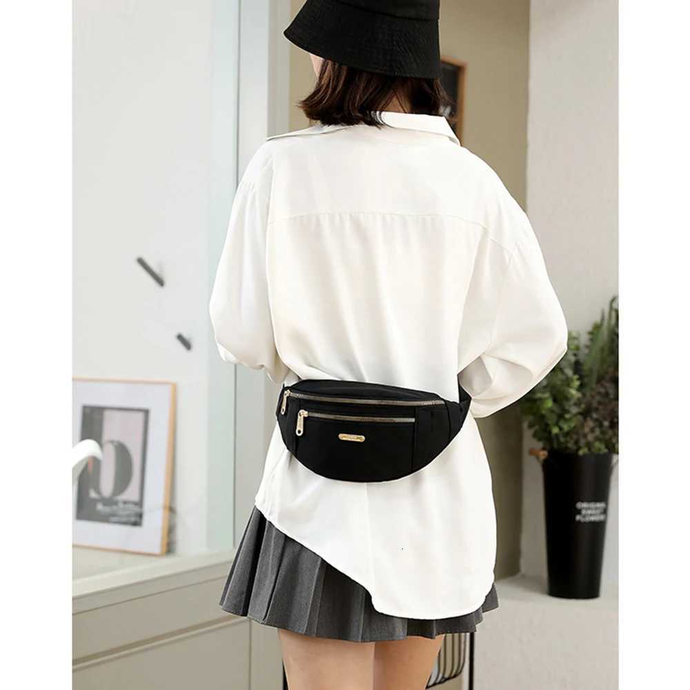 Waist Pack Lady Bags Fashion Solid Casual Street Messenger Chest Bags for Women Nylon Waist Bag Versatile Crossbody Bag Z251021