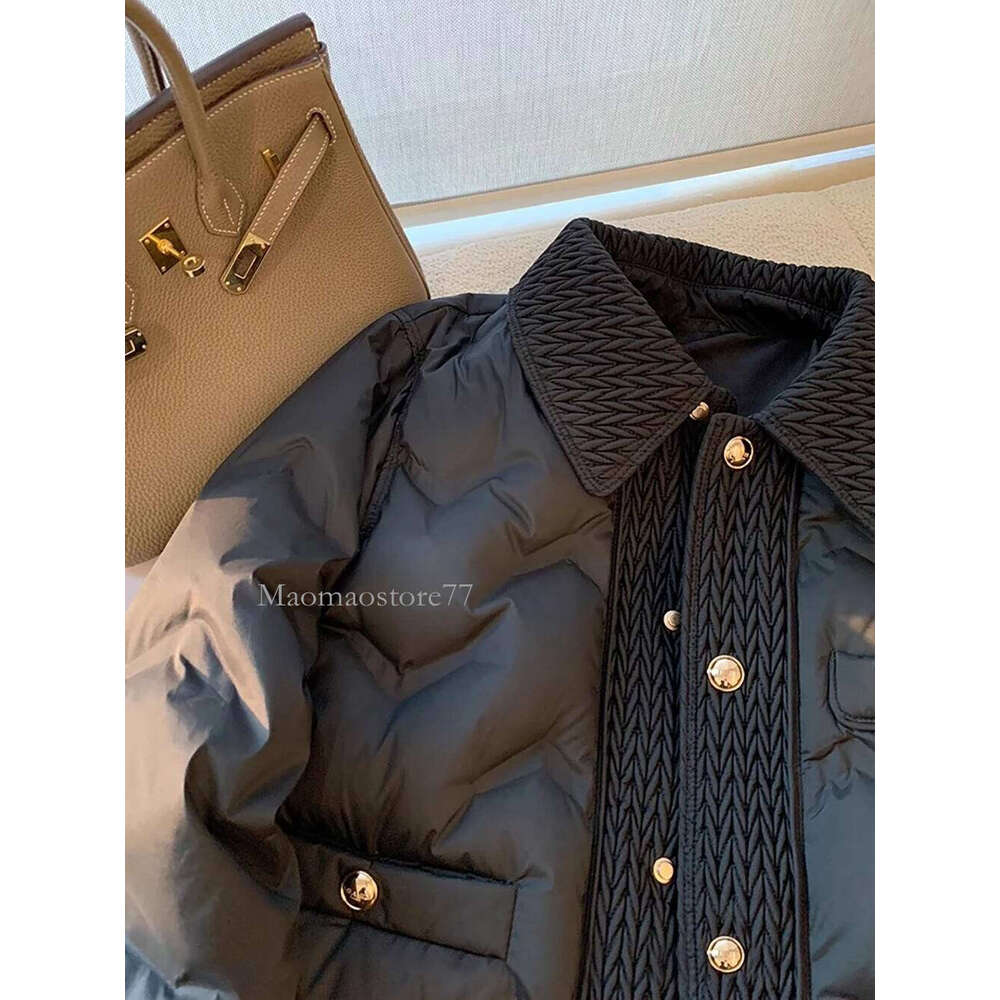 Women Cotton Padded Coats Autumn Winter Lightweight Fashion Turn-Down Collar Quilted Jacket Outerwear Female Warm Overcoats womens coat