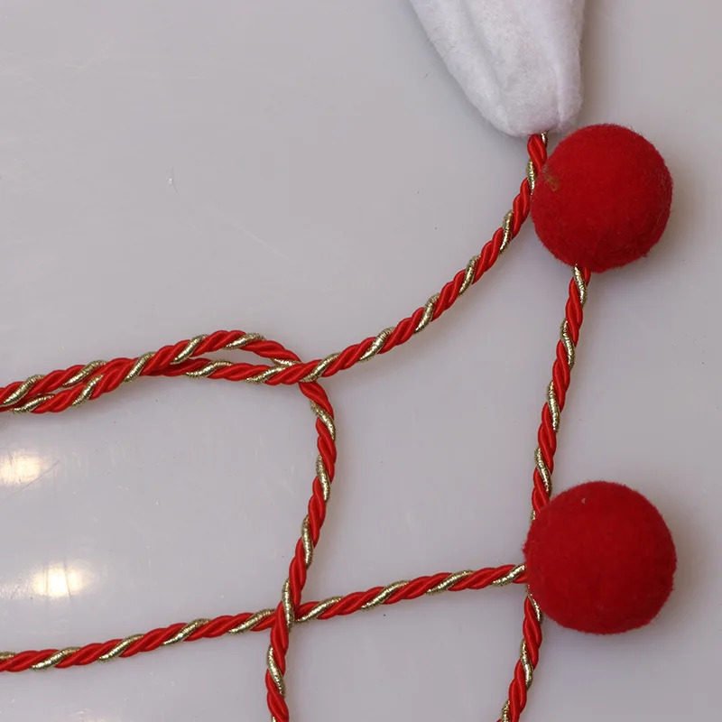 Christmas Hat Christmas Tree Hat Decoration Adult rens Hat rens Brushed Cloth Long Rope Cartoon Snowman Elk Hat 251023CJ