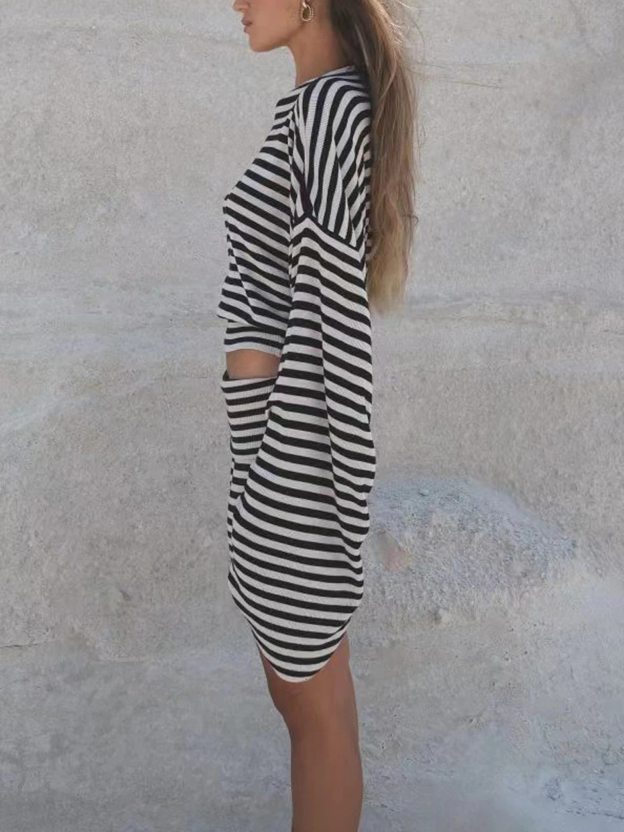 Women s 2 Piece Winter Outfits Cozy Turtleneck Sweater Matching Knit Midi Skirt Set for Cold Weather Style 251013