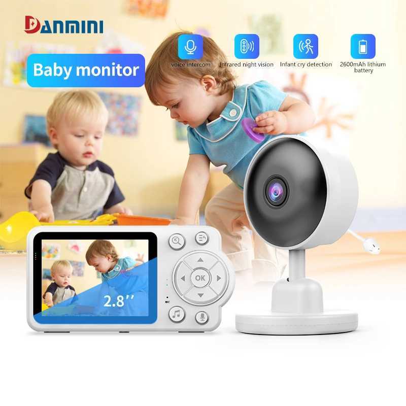 Baby monitor twoway audio voice intercom infrared night vision baby camera with monitor video surveillance security protection J2511211