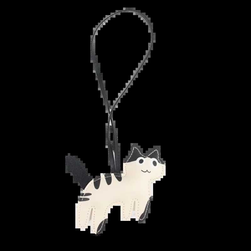 Lovely PU Leather PU Leather Cat Hanger Dog Cute Puppy Cartoon Keychain Fashion Cartoon Bag Pendant Car Accessory W251021