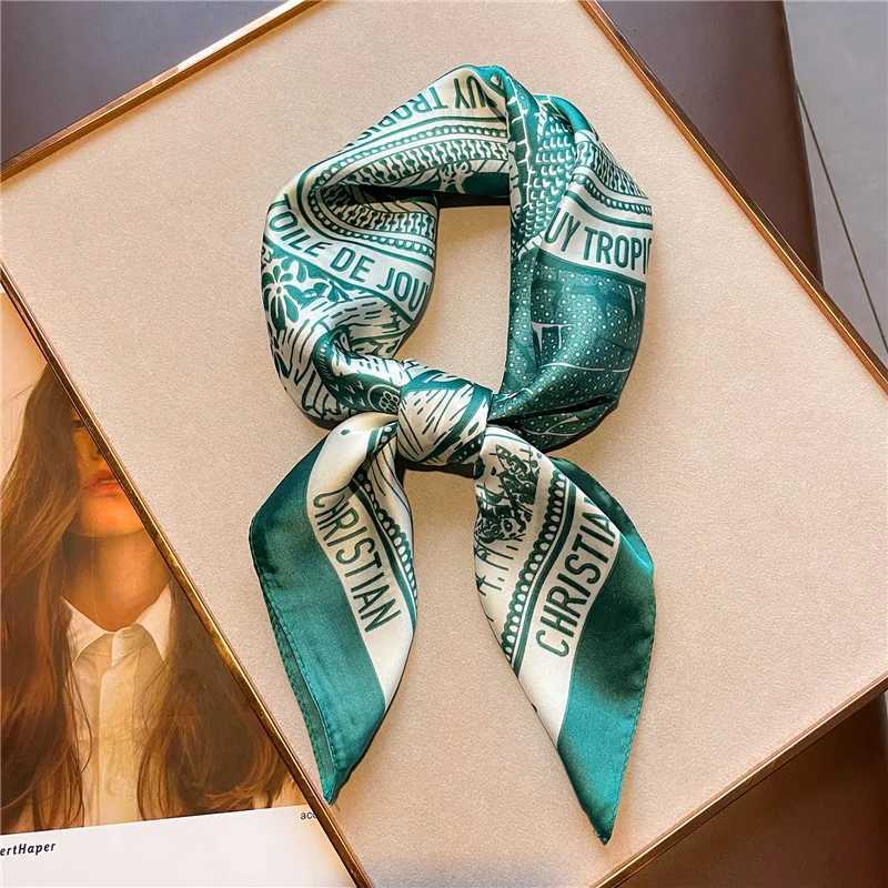 70cm Wens Soft Satin Print Scarf band Hair Foard Neck Tie Hijab Shawl Wrap Ideal For Holiday Casual And Daily WearW251021
