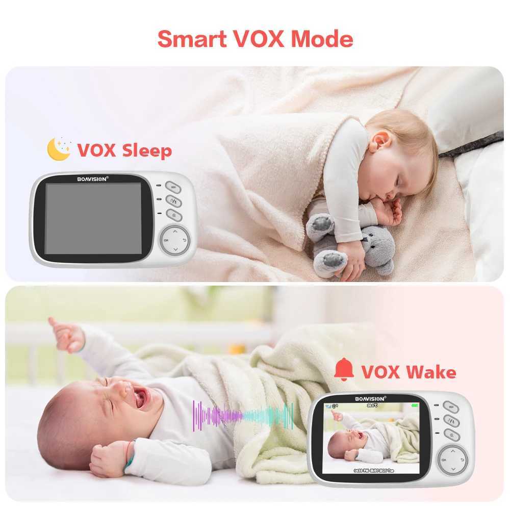 VB603 Video Baby Monitor 24G Wireless With 32 Inches LCD 2 Way Audio Talk Night Vision Surveillance Security Camera Babysitter J251121