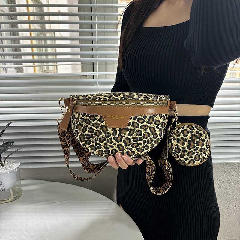 New Leopard Print Waist Bag Woman Chest Pack Coin Purse Casual Belt Bag Fashion Lady Fanny Pack Designer Shoulder Crossbody Bags Z251021