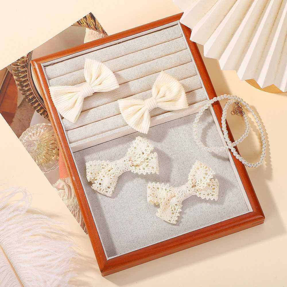4PcsSet Solid Color lace Hair Clips for Girls Handmade Velvet Bowknot Baby Hairpins Headwear Hair Accessories WholesaleW254021