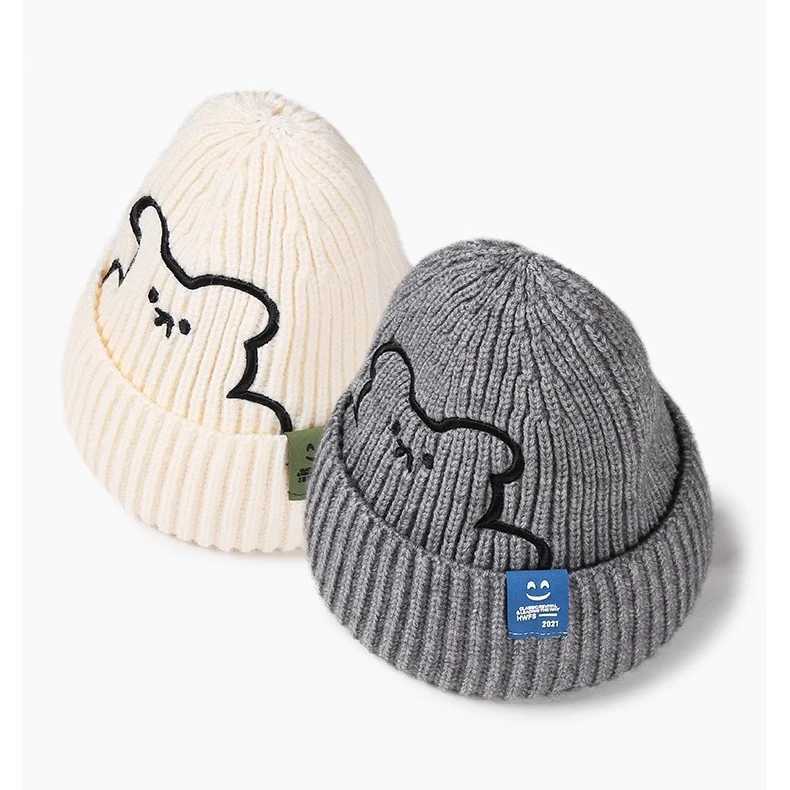 Childrens Pure Cotton Wool Knit Hat Unisex Warm Autumn Winter Comfortable Versatile Boys Girls Pullover Hat For Kids 212 Year J251021