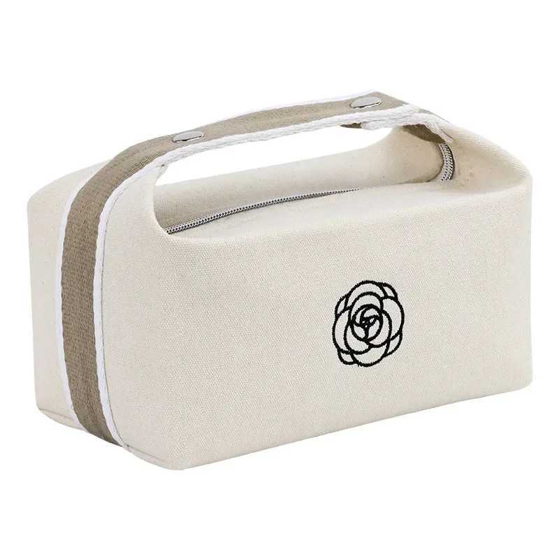 Ladies Canvas Makeup Bag Portable cosmetic bag New Luxury Cosmetic Organizer Travel Essential Washroom Storage BagW251021