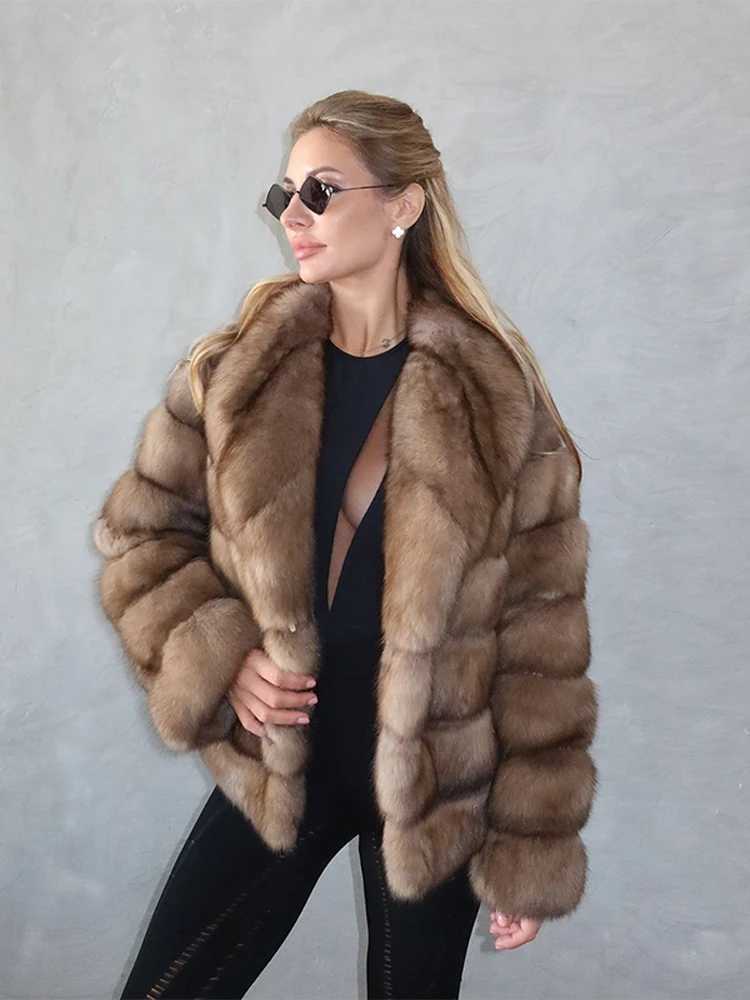 Retro Patchwork Faux Fur Coat Women Fashion Full Sleeve Lapel Loose Long Staple Plush Jacket Winter Outdoor Street Wear New 2025 Y251105