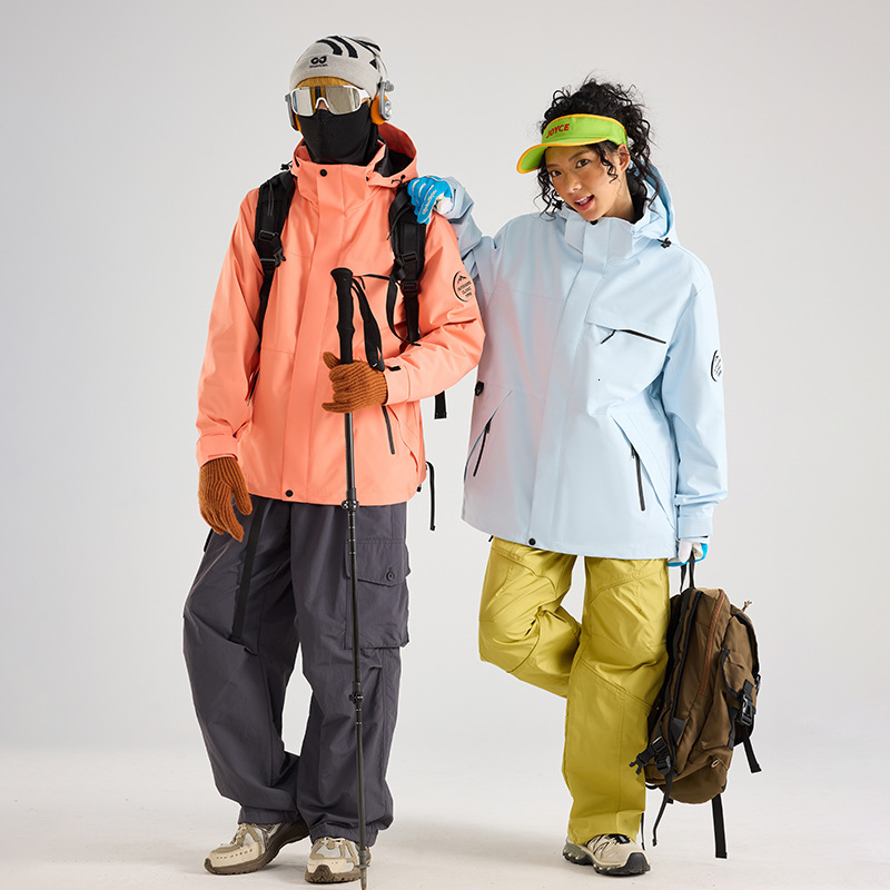 3-in-1 Workwear For Women 2025 New Spring And Autumn Designer Hoodie Jacket Tracksuit Men Polo Veste Coat Windproof Waterproof Outdoor Hiking High-end