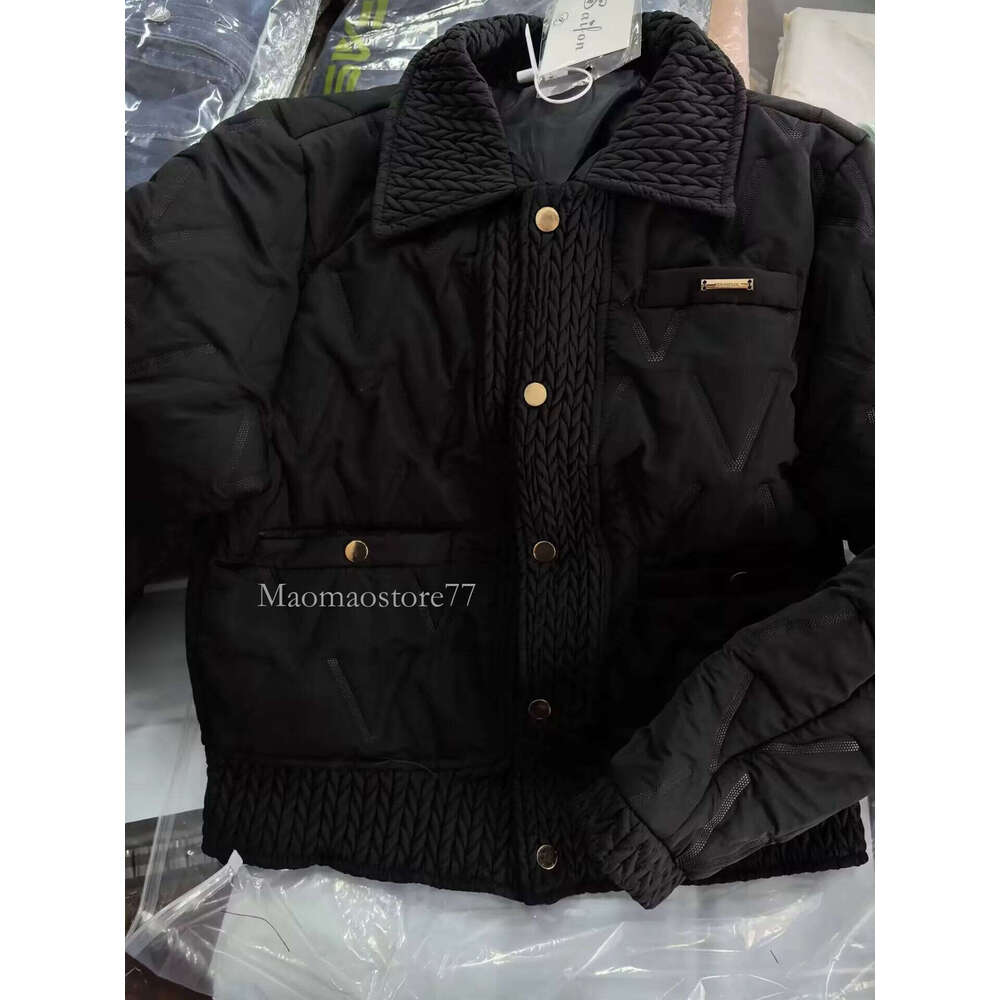 Women Cotton Padded Coats Autumn Winter Lightweight Fashion Turn-Down Collar Quilted Jacket Outerwear Female Warm Overcoats womens coat