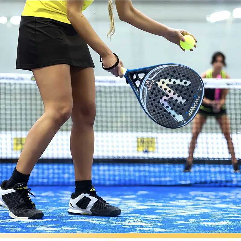 2K CWIN TSUNAMI Paddle Racket Adult Prefessional Carbon Fiber Soft EVA Face Tennis Paddle Racquet Racket with Padle Bag Cover W251021