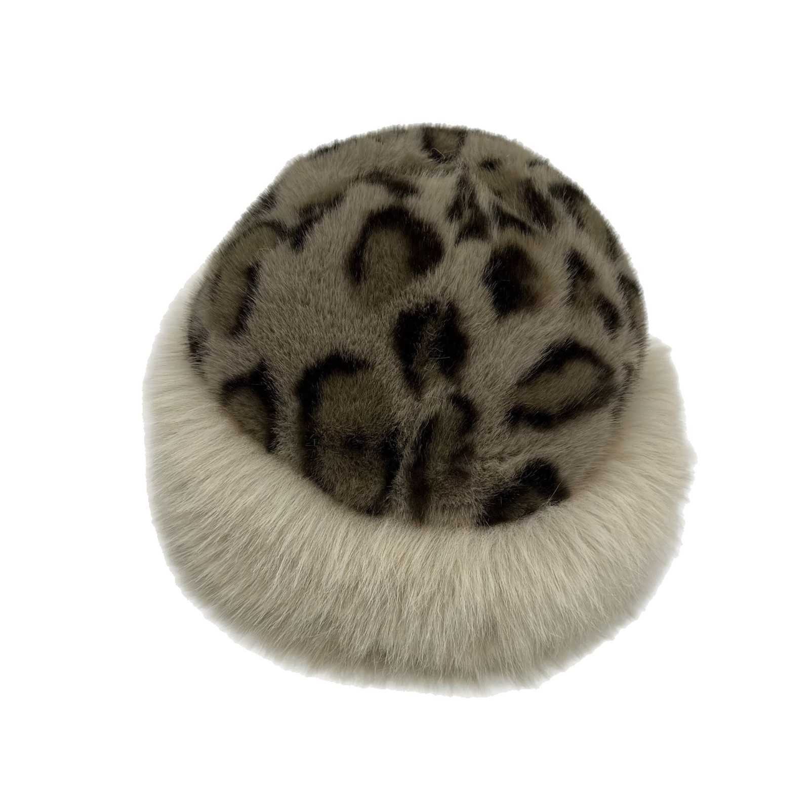 Vintage Plush Hat Hat Autumn Winter Ear Protection Hat Fashion Versatile Bucket Hat Warm Plush Fisherman Hat Faux Fur H251020