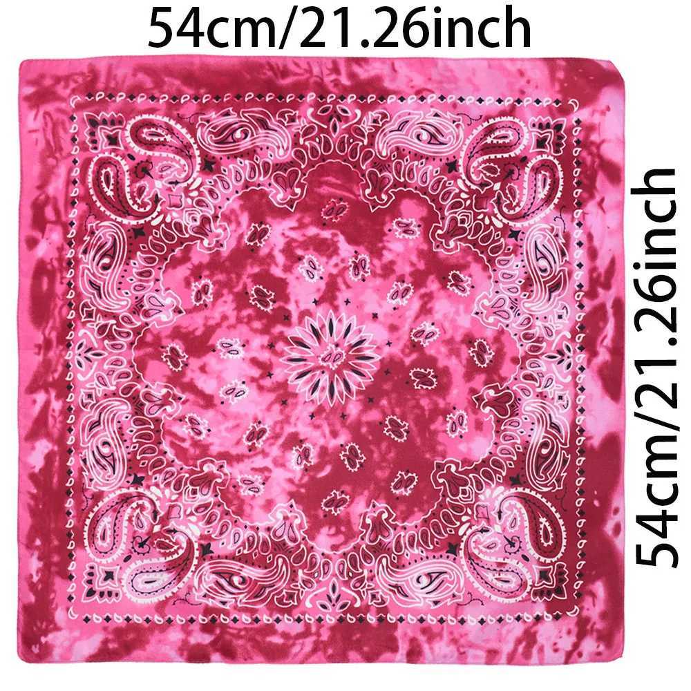 Bohemian Print Bandana Paisley Pattern Headbands Hip Hop Kerchief Outdoor Unisex Headband Wrist Wraps Face Mask Handkerchief W251021
