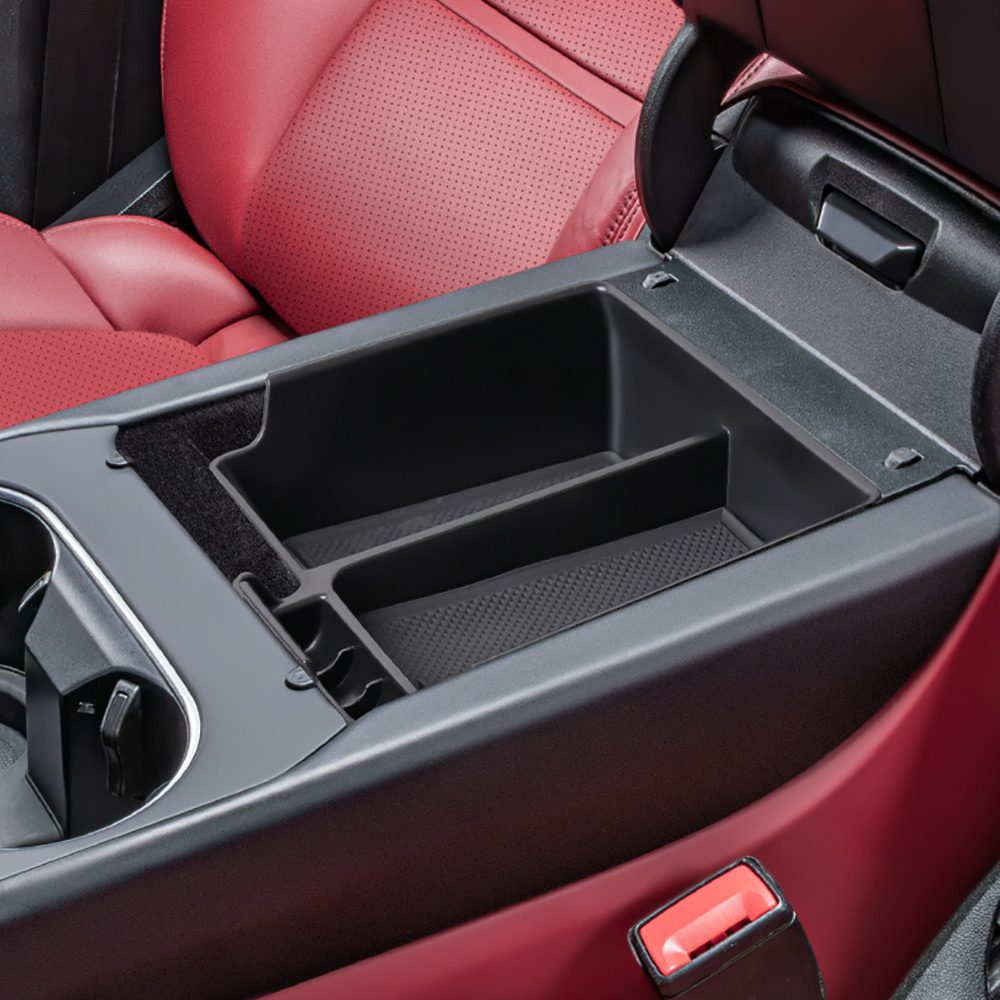 Car Central Center Console Organizer Tray Armrest Storage Box for Porsche Cayenne 2018-2023 Interior Accessories Gear Shift Panel Insert Box