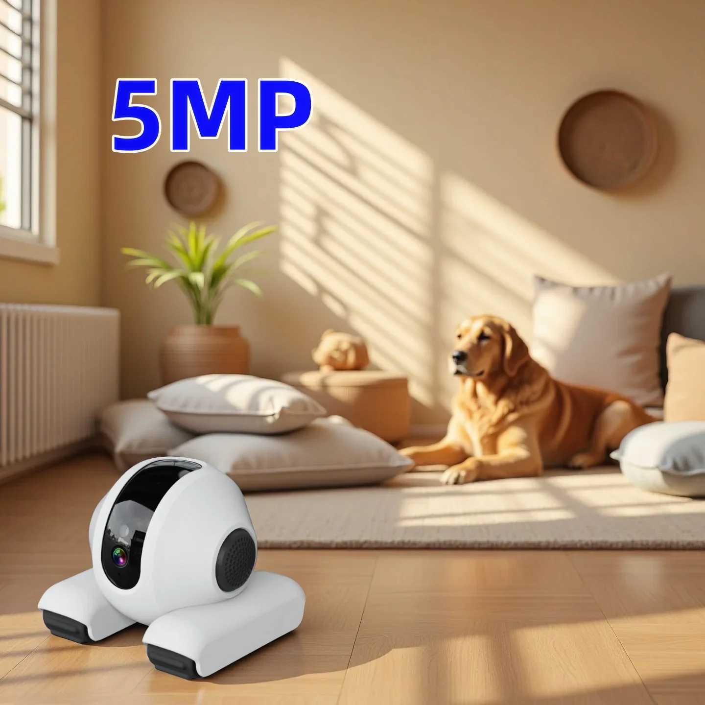 2025 5MP WiFi Indoor Security Camera Camera for BabyElderDogPet with Phone app 2Way Audio Baby Monitor Camera J251121