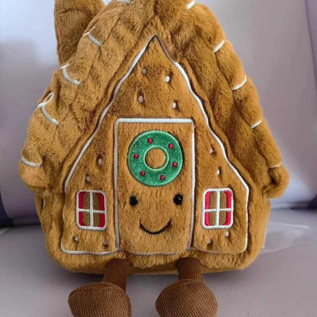 Jelly Christmas series gingerbread houseman elk Christmas tree wreath cane sugar peanut ladybug doll cat pet toy festival gift W251021