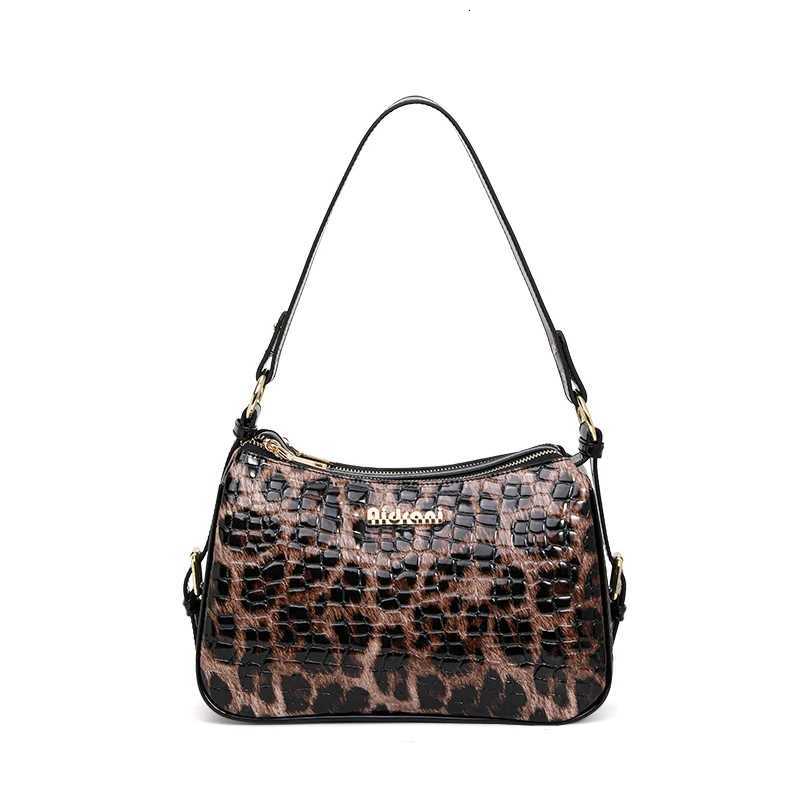 Leopard Print Bag 2024 New lady Bag famous brand shoulder messenger bag genuine leather handbag luxury handbag women Z251018