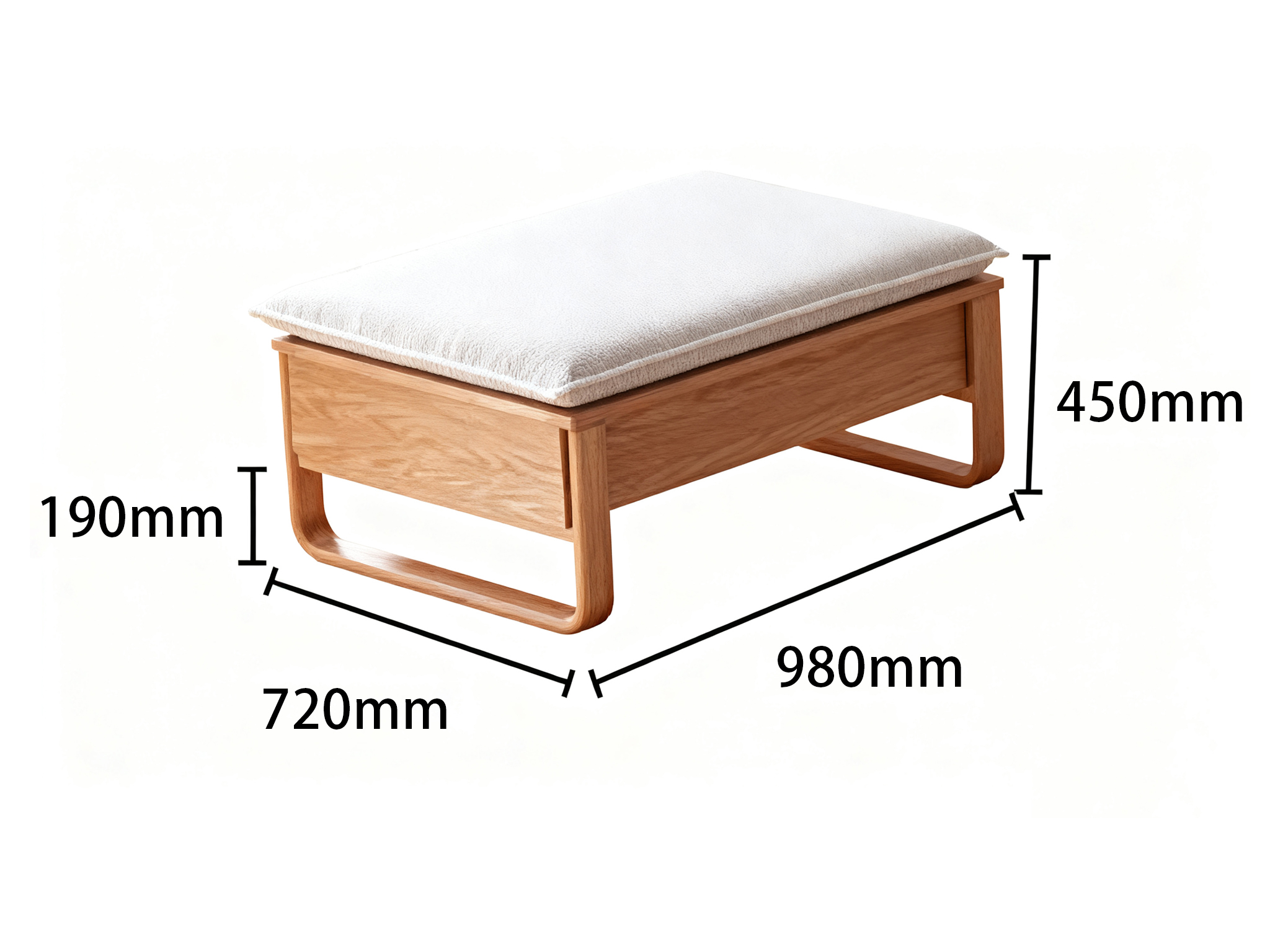 Contemporary Sofas Made from High-Quality Timber with Plush Seat Pads