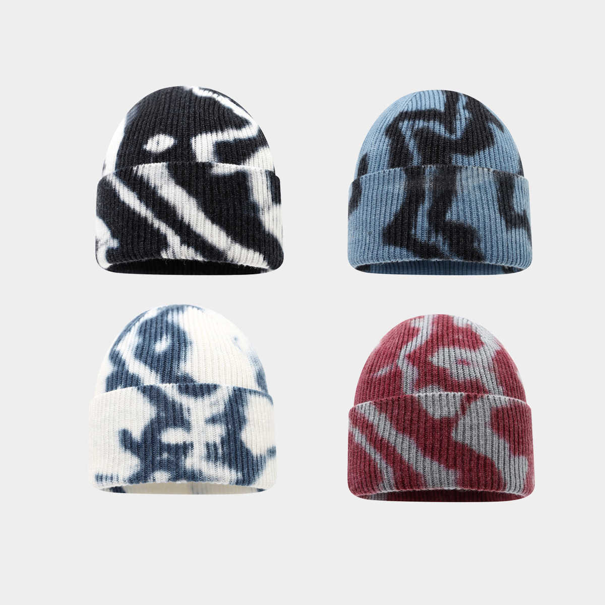 Street Style Beanie Cold Hat for Women Autumn Winter Outdoor Sweet Cool Girl Style Knitted Wool Hat H251020