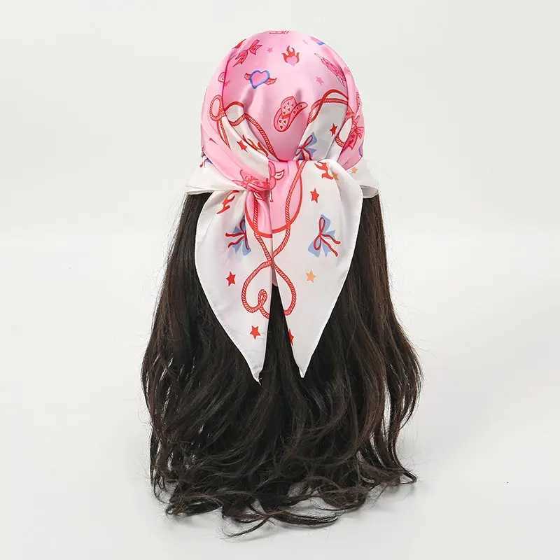 2025 New Fashion 70x70cm Wens Scarf Seda Paisy Printing Cachecol Square Decorative Banda Pescoco Luxa Banda DesignW251021