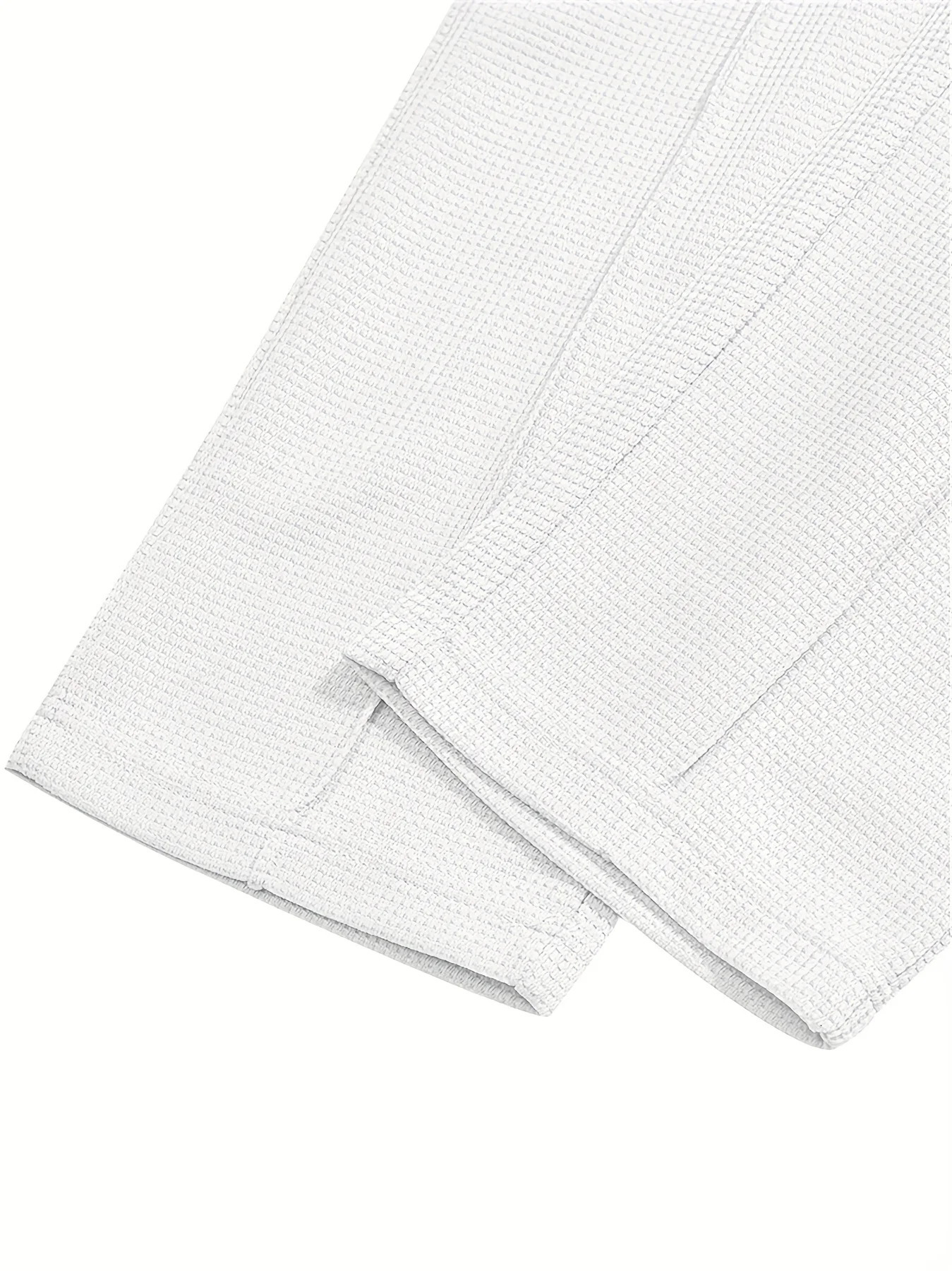 The mens spring and autumn Waffle longsleeved and long pants sportswear and casual set is made of comfortable and breatha 251021