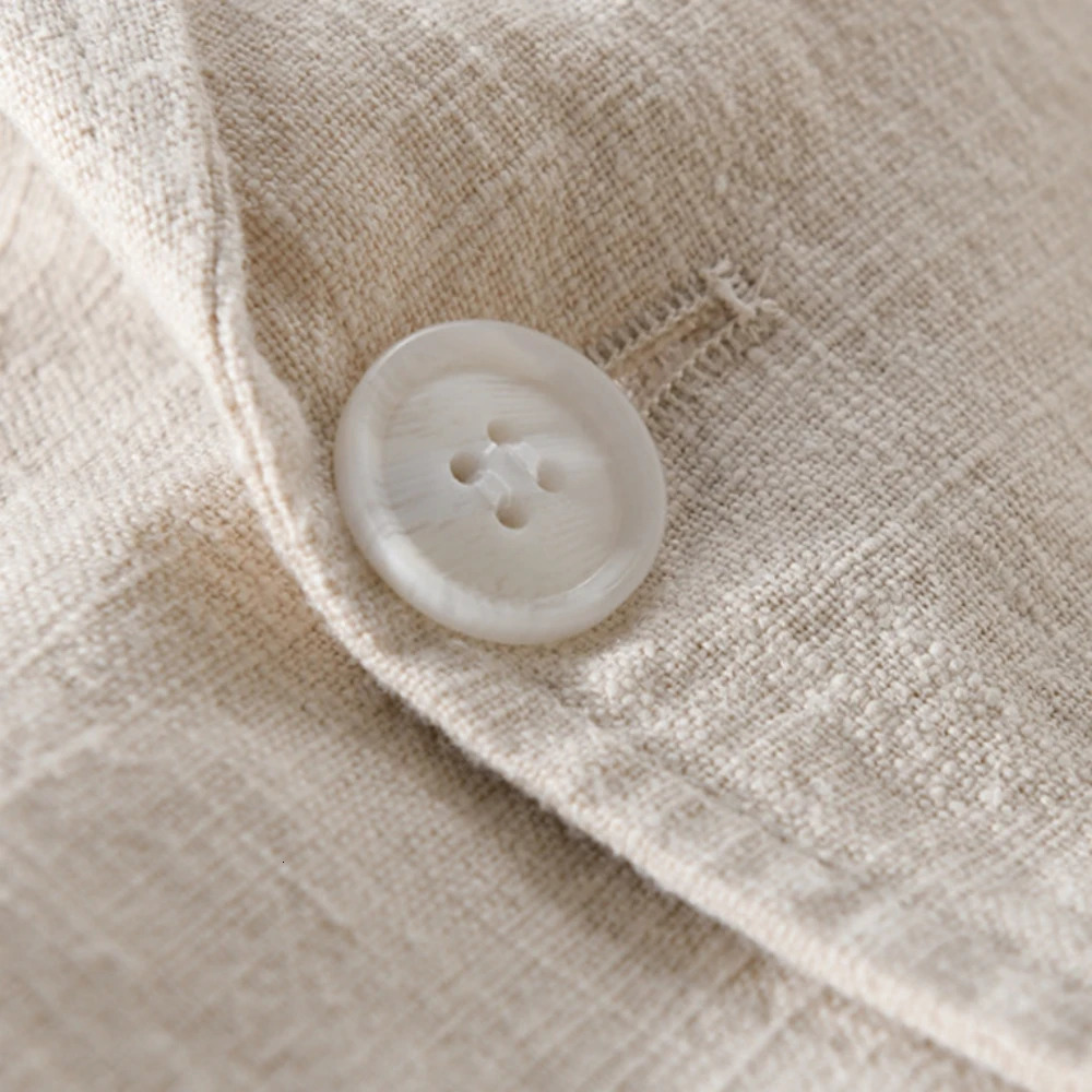 mens Blazers Linen and Cotton Casual men clothing fashion Spring Autumn Solid Tops for Young men loose Suit Coat 251021