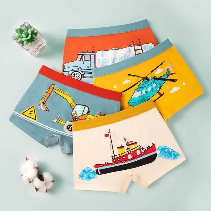 48 Pieces Boys Boxer Shorts High Quality Cotton Breathable Children Boxers Soft Boy Underwear Car Pattern Toddler Kids Knickers J251021