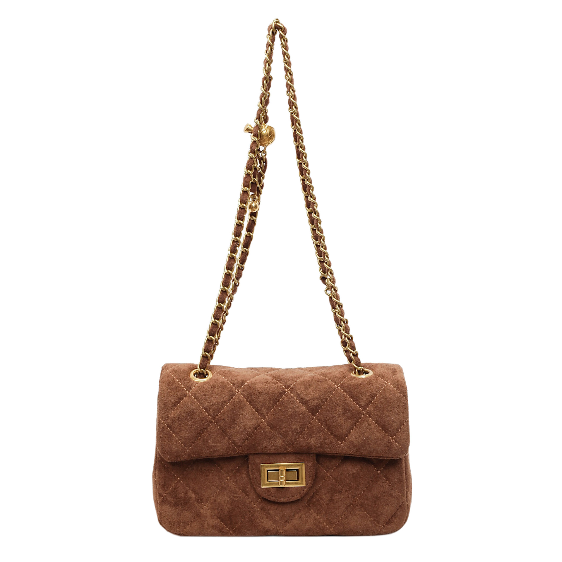 Designer bag 2025 hot fashionable versatile commuter flap bag with diamond lattice underarm shoulder bag for woman black coffee khaki brown