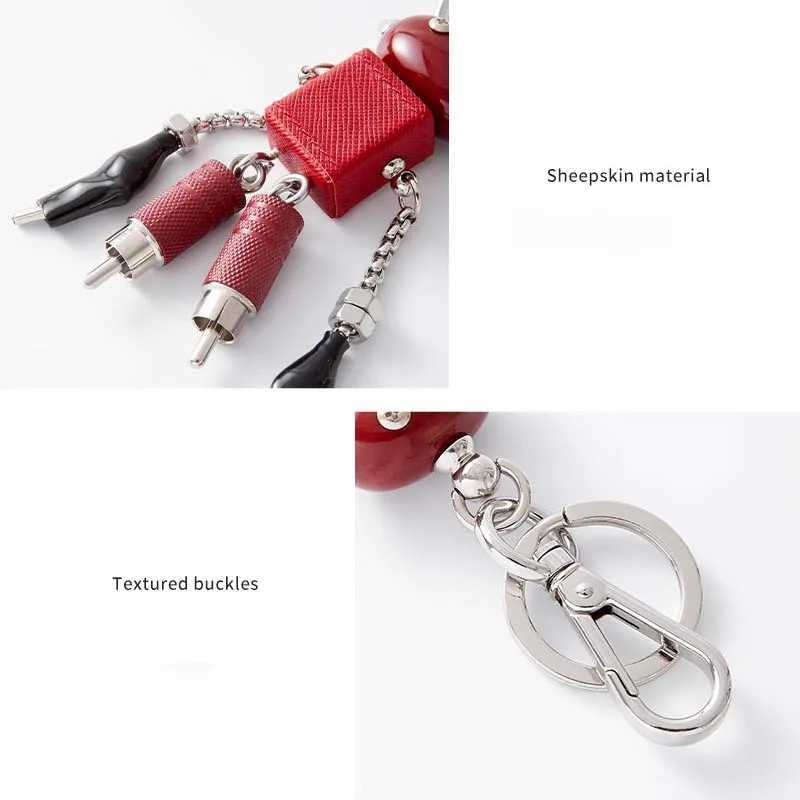Robot charm for punk bag metal pendant design sense cool not easy to fade keychain bag accessories J251121