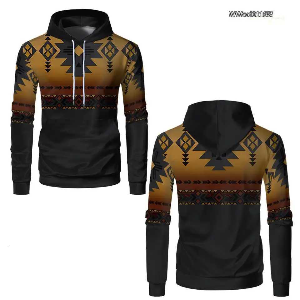 Tribal Ethnic Style 3D Print Hoodie Unisex Fashion Vintage Casual Everyday Tops Autumn Winter New Warm Long Sleeve Sweatshirt W251021