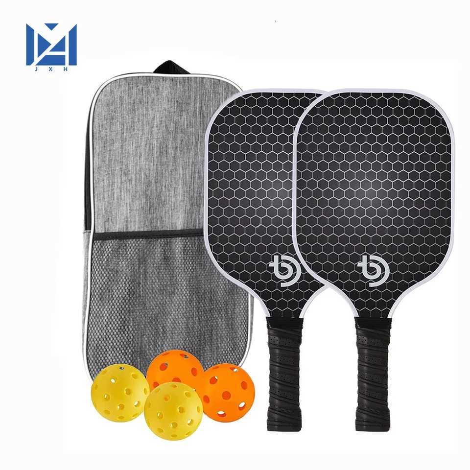 Pickleball Paddles Carbon Fiber Surface USAPA Approved Seat Pickleball Paddle Racket Honeycomb Core Gift Kit Indoor Outdoor W251021