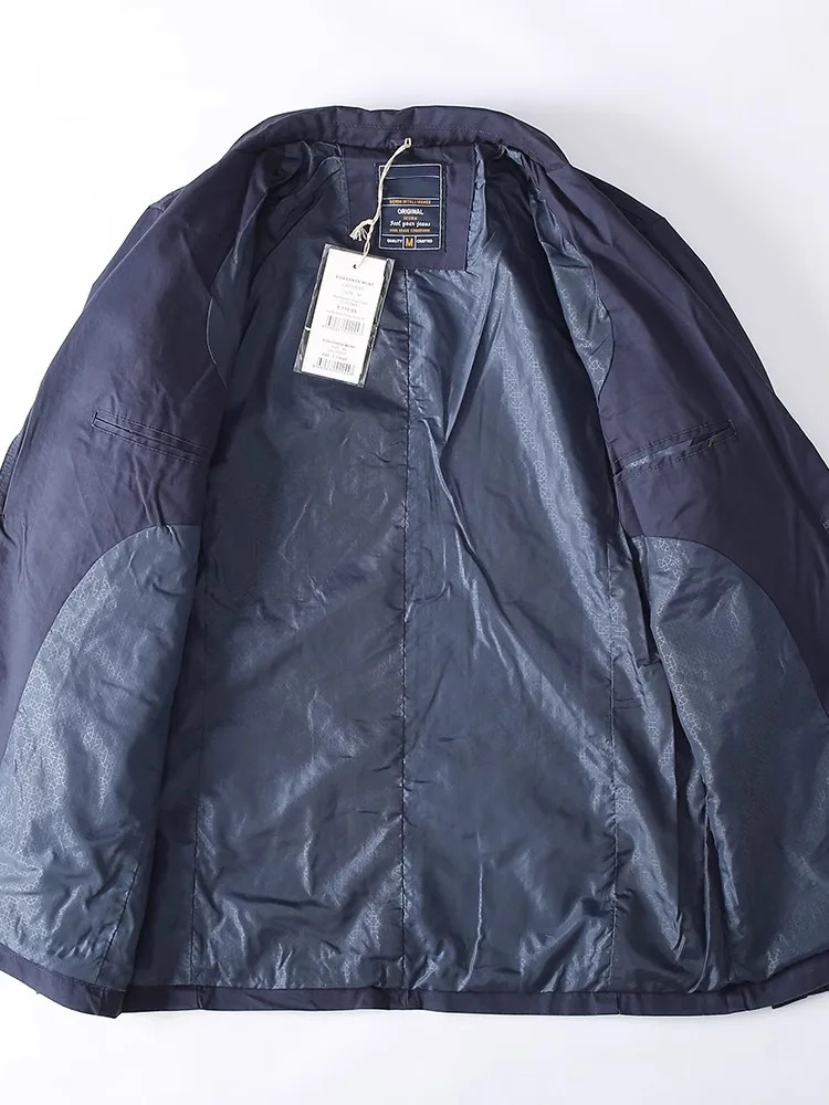 Turkey High Quality 100 Cotton Yarn Washed Breathable Autumn Mens Casual Blazer Suit Light Versatile Suit Coats Citboys Cool 251021