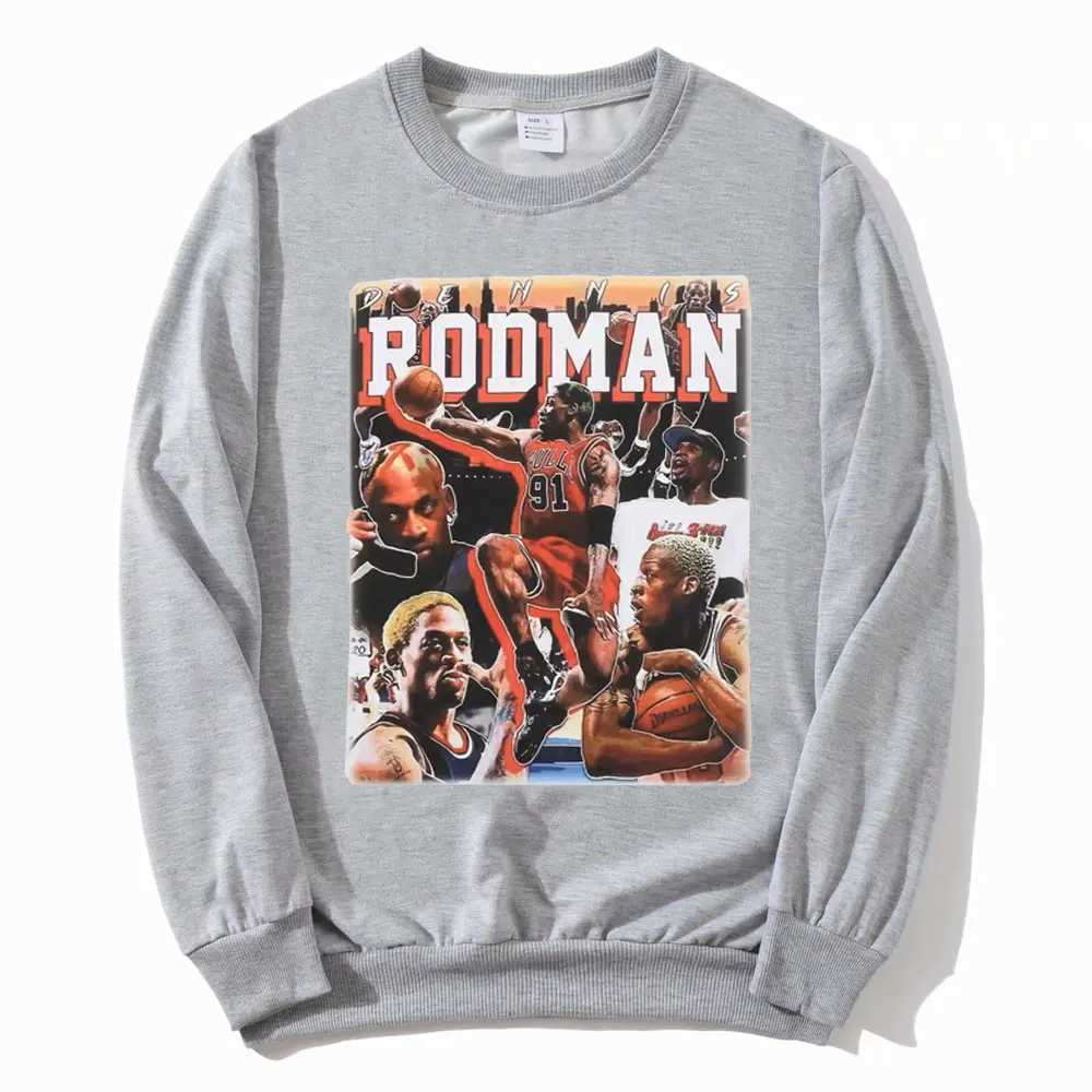 The Worm Dennis Rodman Sweatshirt Men Hip Hop Street Trend Pullover Tops Boys Basketball Clothes Man Woman Pullovers J251021