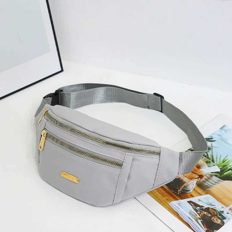 Leisure Simple Unisex Waist Bag Nylon Solid Color Chest Bag Waterproof Wearresistant Lightweight Waist Bag For Commute Travel Z251021